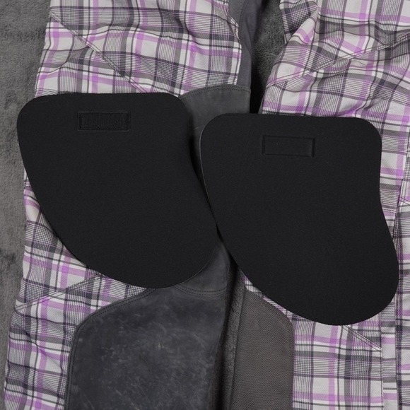 Fox Racing Dakota Snow Pants Girl 9/10 Adjustable Girl MotoX Ski Hip Pads Racing - Picture 13 of 15